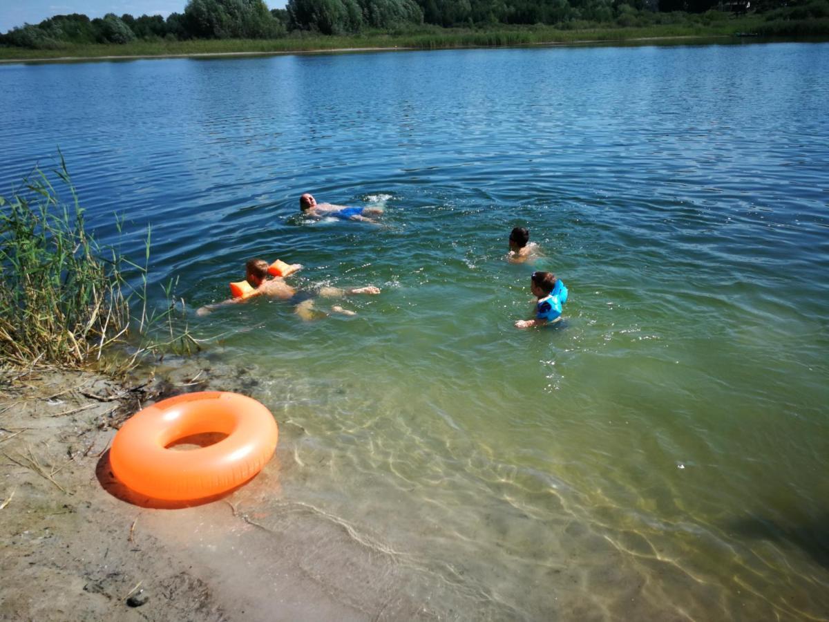 domki domek na jeziorem Wilczyńskim Budzisławskim - klimatyzacja, ogrzewanie Zygmuntowo  Zewnętrze zdjęcie